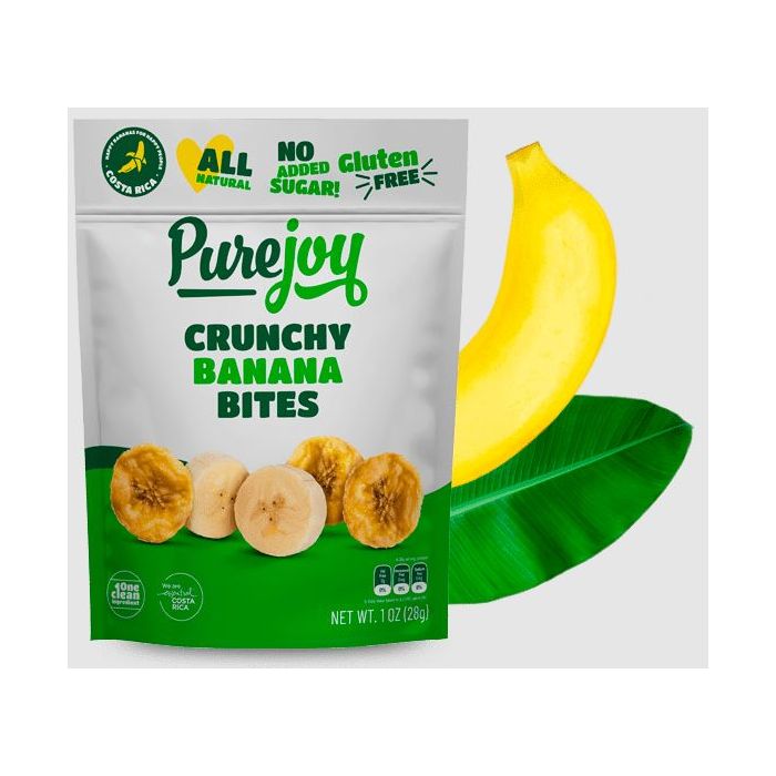 PUREJOY: Crunchy Banana Bites, 1 oz