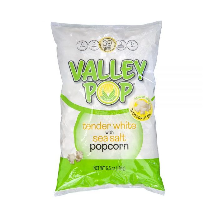VALLEY POP: Bag of White Popcorn, 6.5 oz