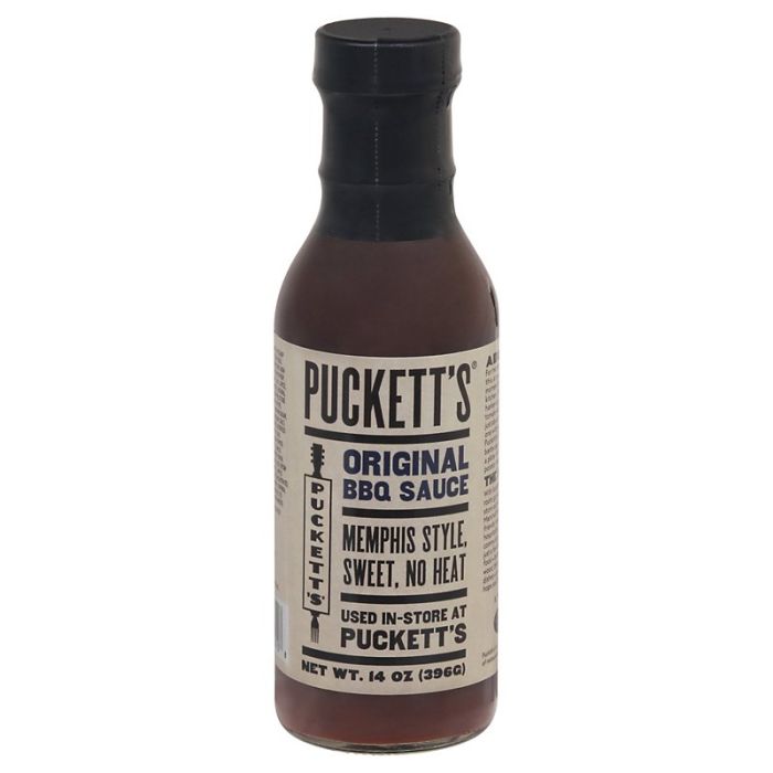 PUCKETTS: Original BBQ Sauce, 14 oz