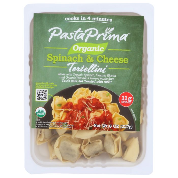 PASTA PRIMA: Spinach Cheese Tortellini, 8 oz