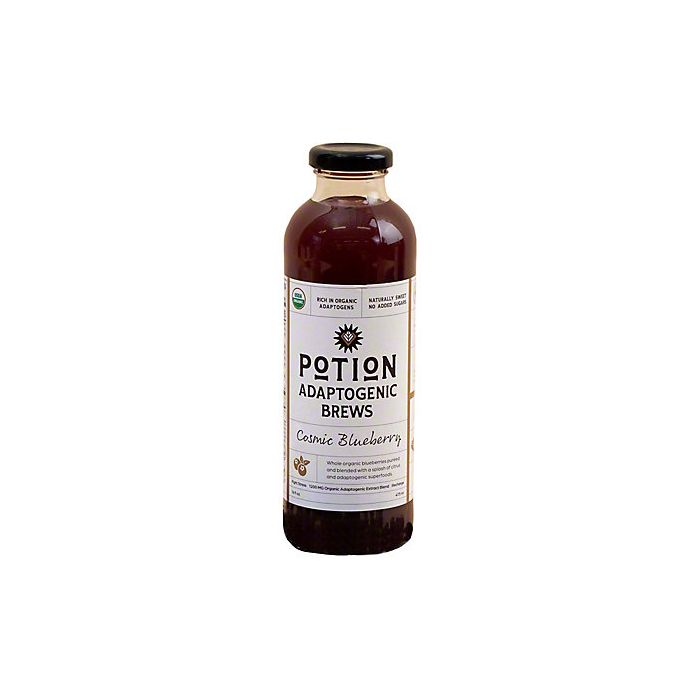 POTION ADAPTOGENIC BREWS: Cosmic Blueberry Beverage, 16 fo