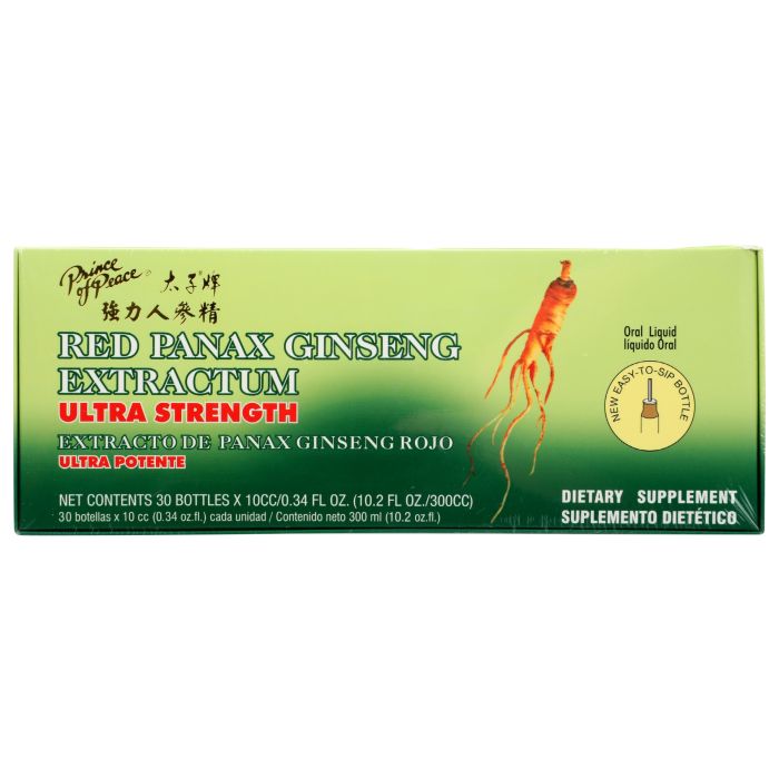 PRINCE OF PEACE: Red Panax Ginseng Extractum Ultra Strength 30 Count, 10.2 oz