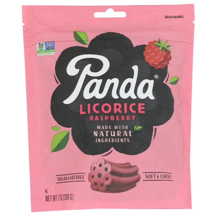 PANDA: All Natural Raspberry Licorice, 7 oz