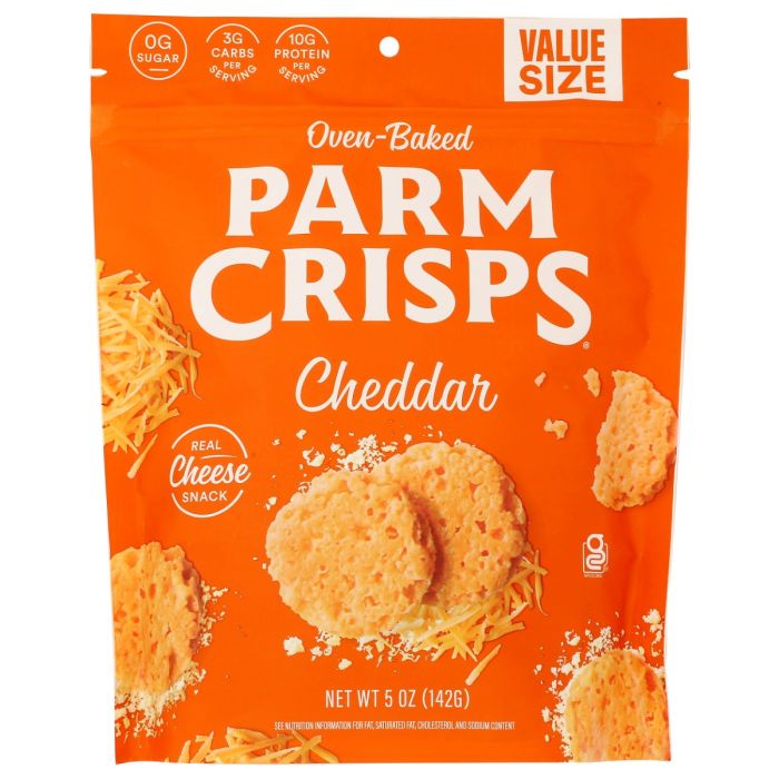 PARM CRISPS: Cheddar, 5 oz