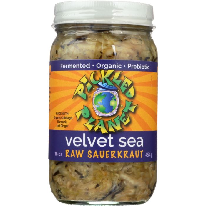PICKLED PLANET: Velvet Sea Raw Sauerkraut, 16 oz