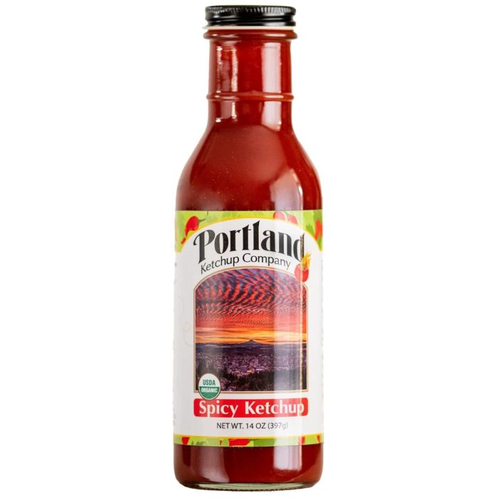PORTLAND: Organic Spicy Ketchup, 14 oz