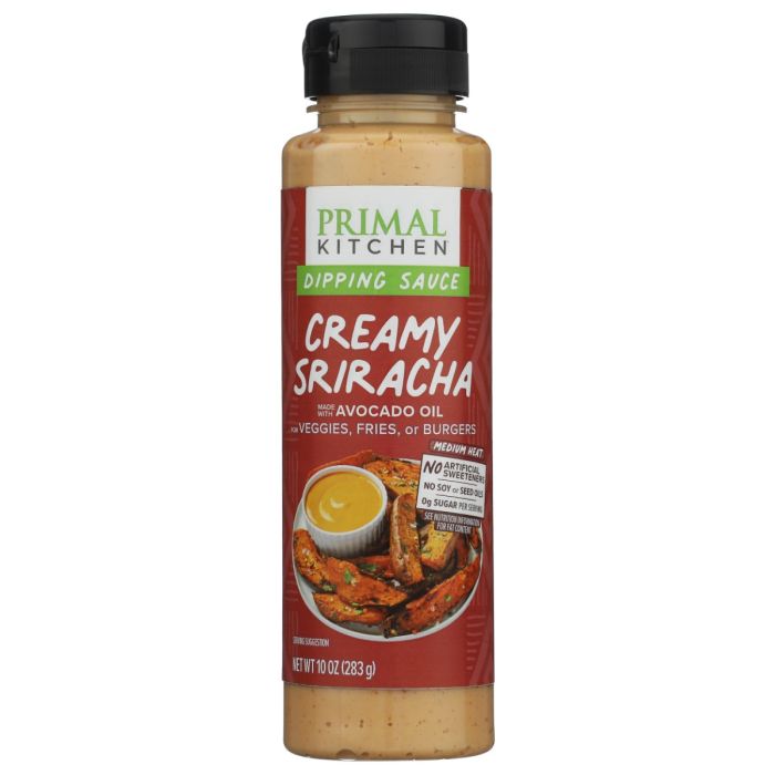 PRIMAL KITCHEN: Creamy Sriracha Dipping Sauce, 10 oz