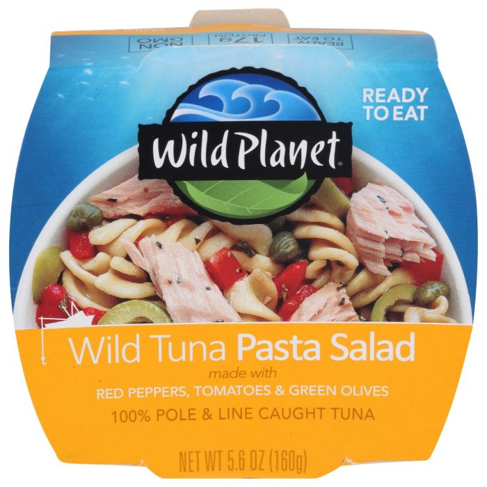 WILD PLANET: Wild Tuna Pasta Salad Ready To Eat Meal, 5.6 oz