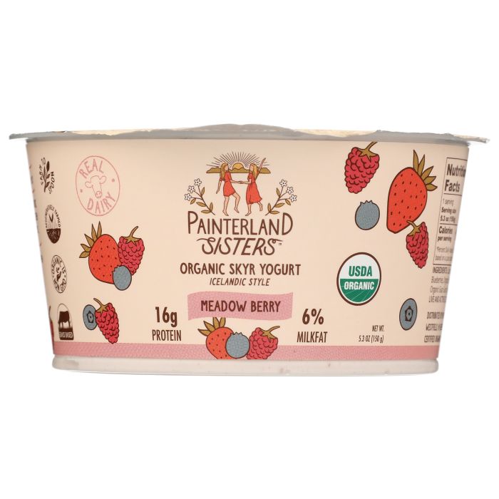 PAINTERLAND SISTERS: Meadow Berry Organic Skyr Yogurt, 5.3 oz