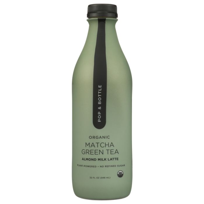 POP AND BOTTLE: Matcha Almond Latte, 32 fo
