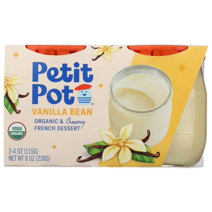 PETIT POT: Pot De Creme Vanilla Bean 2 Count, 8 oz