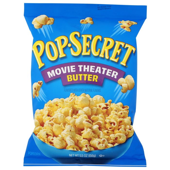 POPSECRET: Ready To Eat Movie Theater Butter Popcorn, 5.5 oz