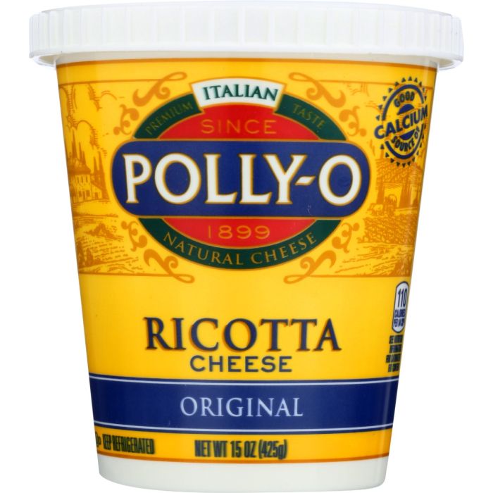 POLLY O: Original Ricotta Cheese, 15 oz
