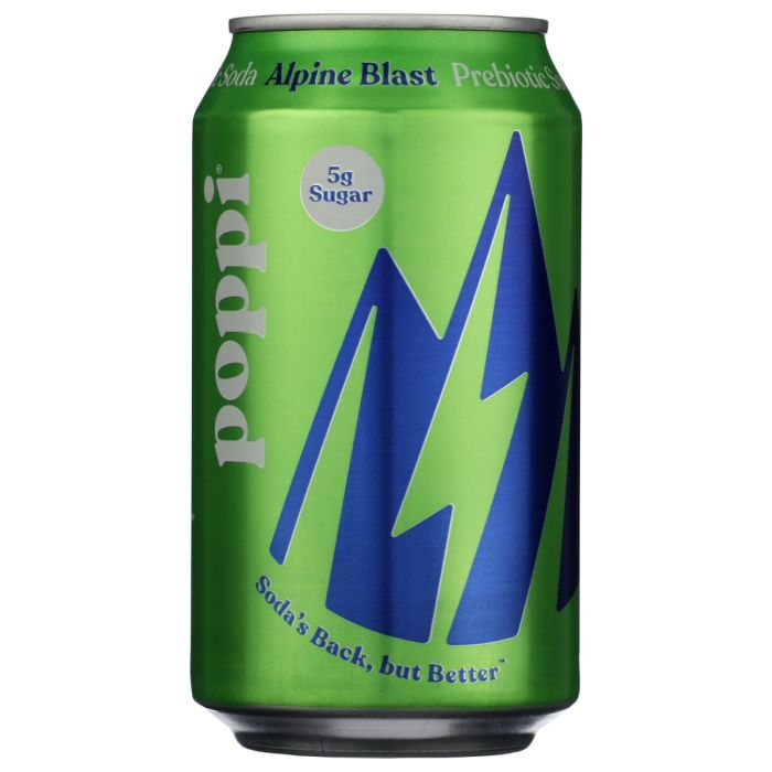 POPPI: Alpine Blast Prebiotic Soda, 12 fo