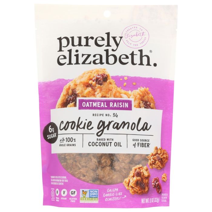 PURELY ELIZABETH: Oatmeal Raisin Cookie Granola, 11 oz