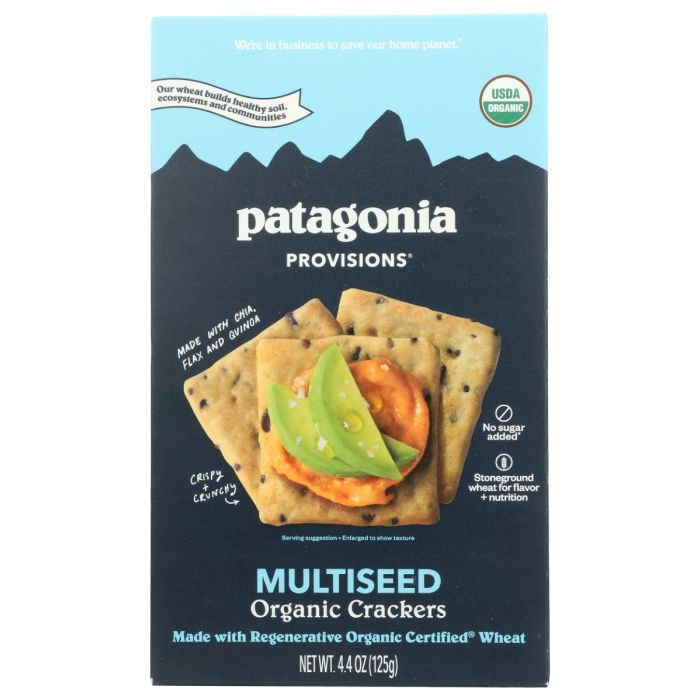 PATAGONIA PROVISIONS: Organic Multiseed Crackers, 4.4 oz