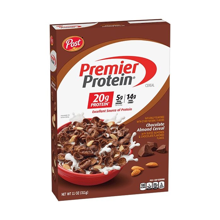 PREMIER PROTEIN: Chocolate Almond Cereal, 8.5 oz