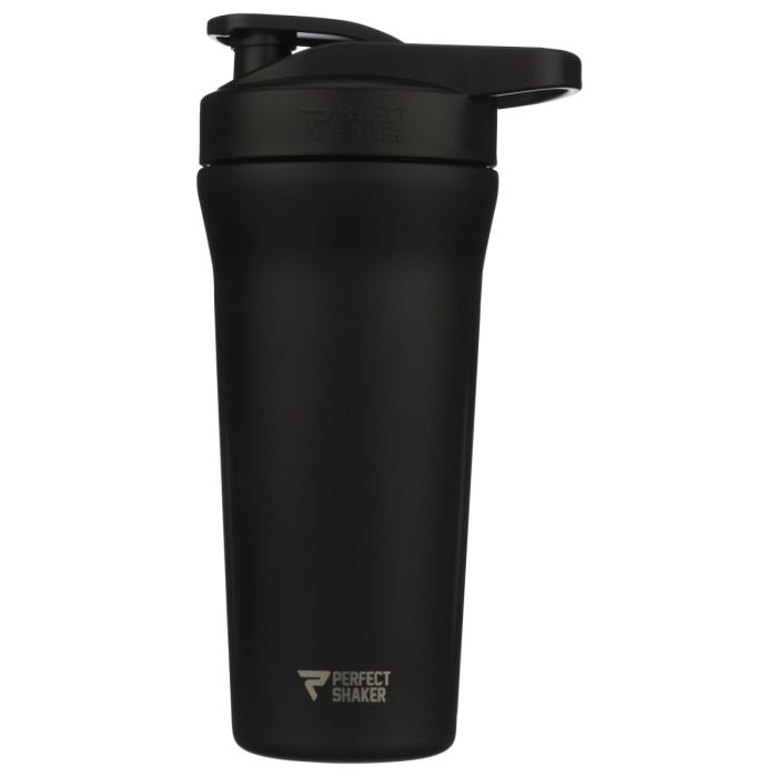 PERFECTSHAKER: Activ Shaker Steel Cup Black, 27 oz