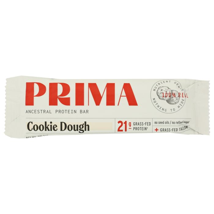 PRIMA: Cookie Dough Ancestral Protein Bar, 2 oz