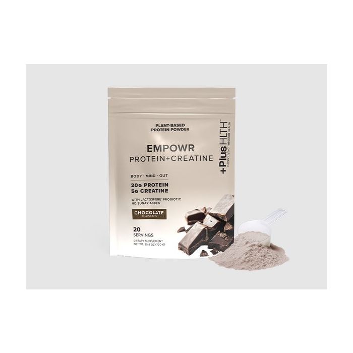 PLUSHLTH: Protein Plus Creatine Chocolate, 25.4 oz