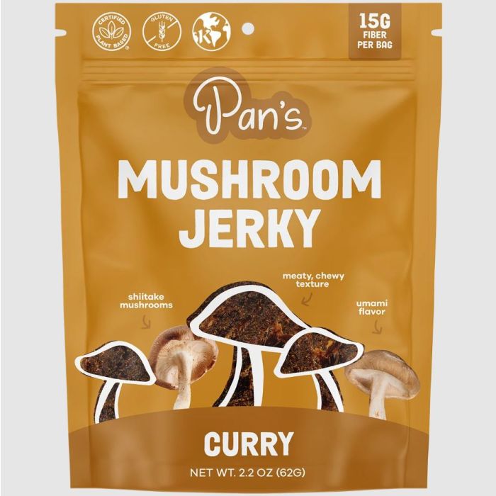 PANS: Curry Mushroom Jerky, 1 oz