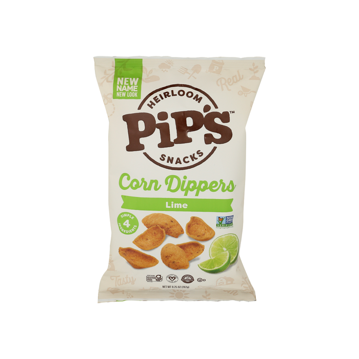 PIPS: Lime Corn Dippers, 9.25 oz