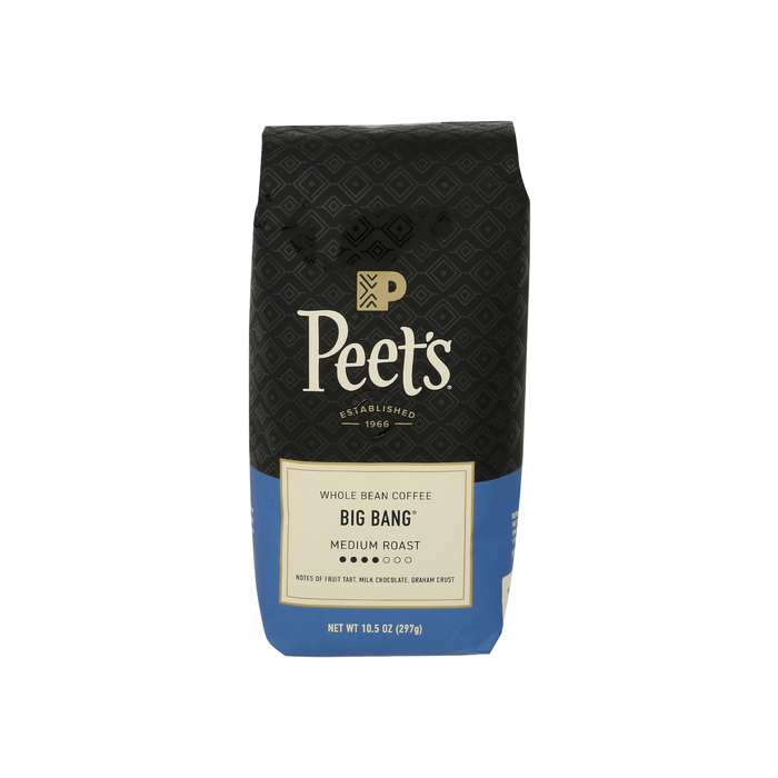 PEETS COFFEE: Big Bang Whole Bean Medium Roast Coffee, 10.5 oz