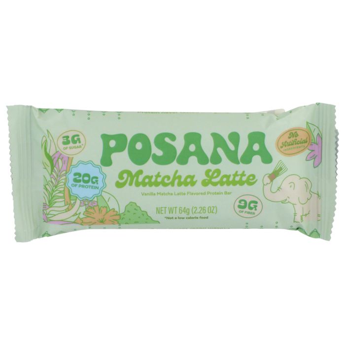 POSANA: Matcha Latte Protein Bar, 2.26 oz