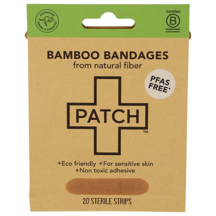 PATCH: Bamboo Strip Bandages, 20 pc