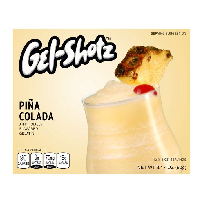 GEL SHOTZ: Pina Colada Gelatin, 3.17 oz