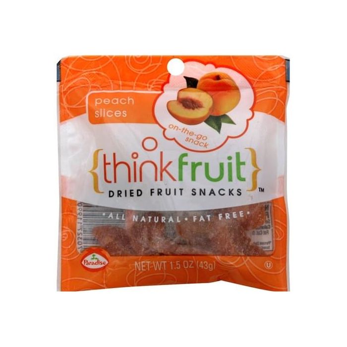 PARADISE: Peach Slices Dried Fruit Snacks, 1.5 oz