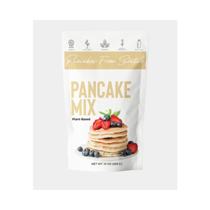 PANCAKES FROM SCRATCH: Vegan Pancake and Waffle Mix, 10 oz