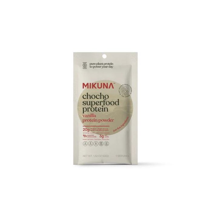 MIKUNA: Vanilla Chocho Protein Powder, 1.52 oz