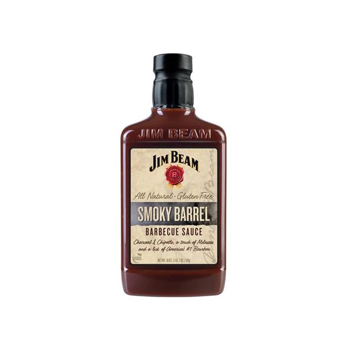 JIM BEAM: Sauce Bbq Smoky Barrel, 18 oz