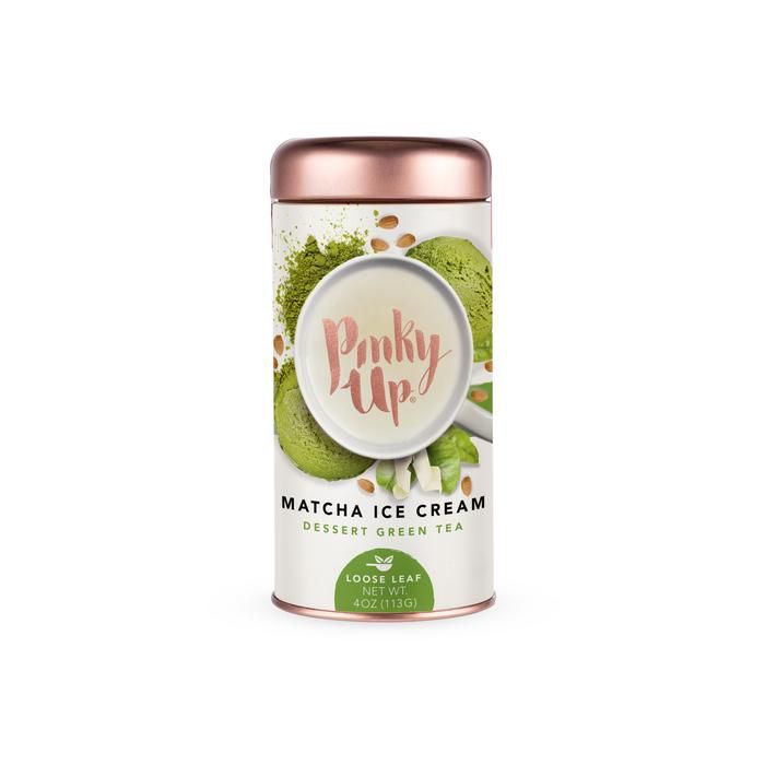 PINKY UP: Matcha Ice Cream Loose Leaf Tea, 4 oz