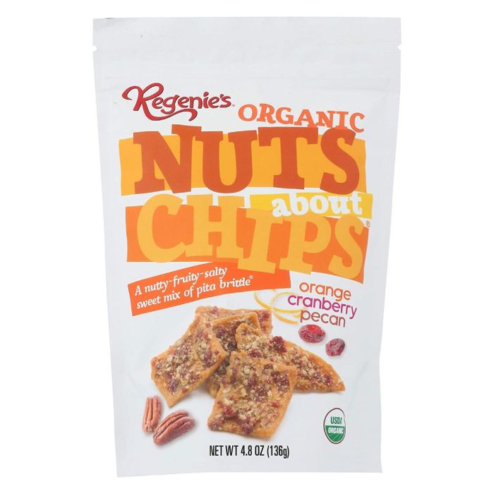 REGENIES: Nuts About Chips Orange Cranberry Pecan, 4.8 oz
