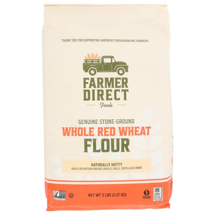 FARMER DIRECT FOODS: Whole Red Wheat Flour, 5 lb