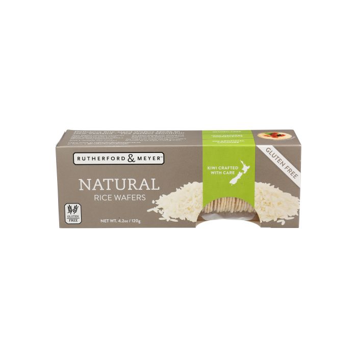 RUTHERFORD & MEYER: Natural Rice Wafers Gluten Free, 4.1 oz