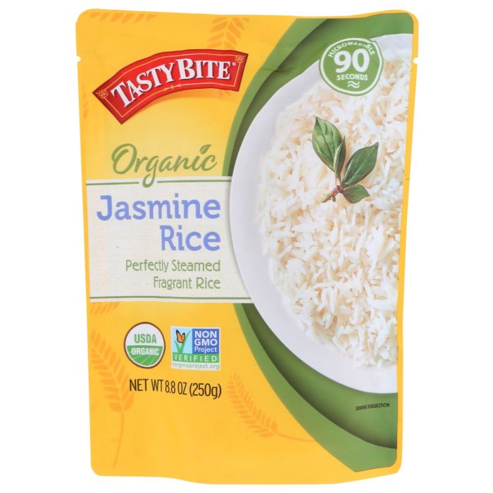 TASTY BITE: Organic Jasmine Rice, 8.8 oz