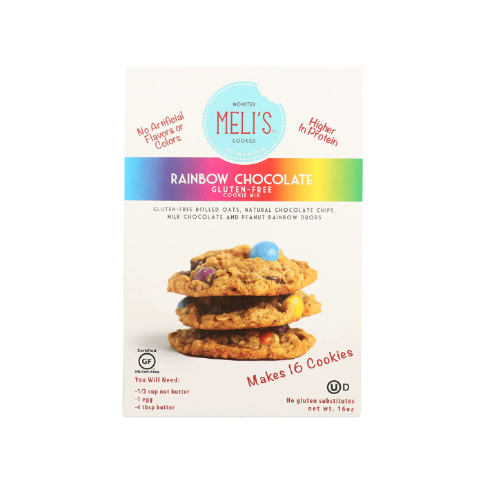 MELIS COOKIES: Rainbow Chocolate Cookie Mix, 16 oz