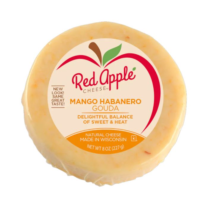 RED APPLE: Mango Habanero Gouda Cheese, 8 oz