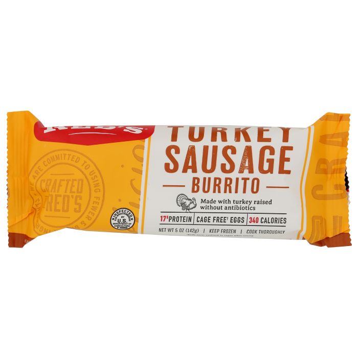 REDS: Turkey Sausage Breakfast Burrito, 5 oz