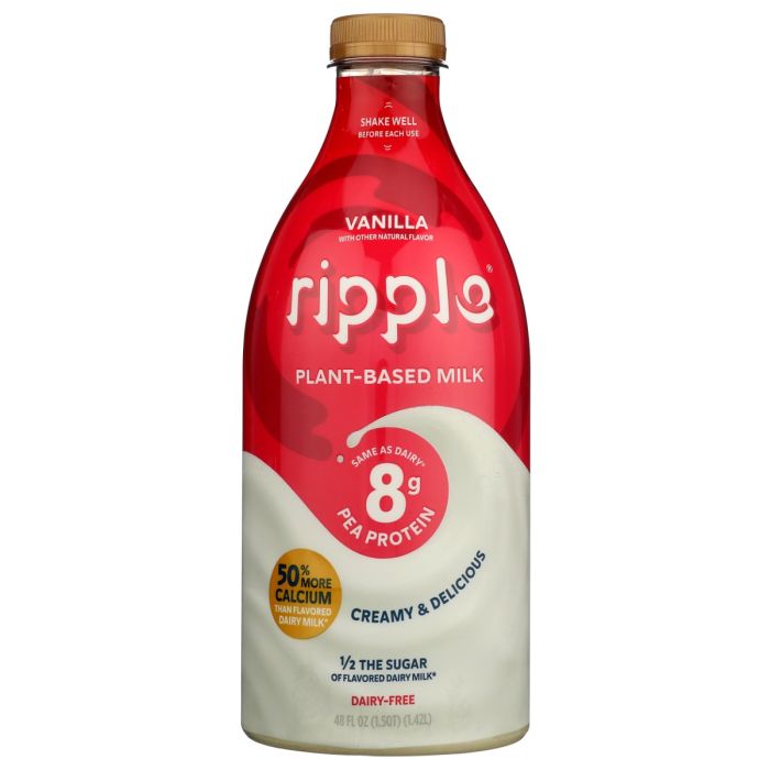 RIPPLE: Vanilla Milk, 48 oz
