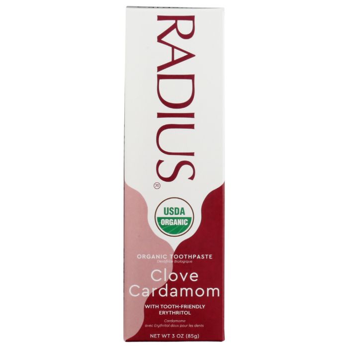 RADIUS: Organic Clove Cardamom Toothpaste, 3 oz