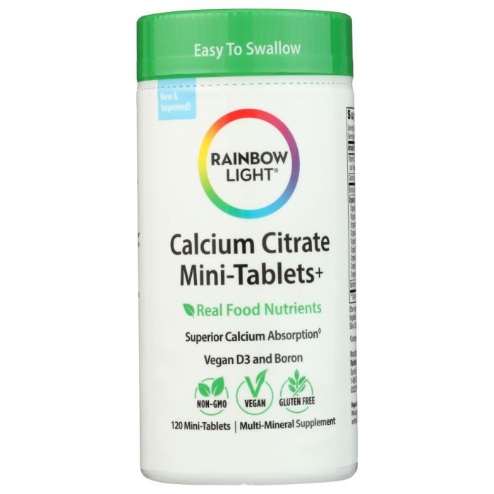 RAINBOW LIGHT: Calcium Citrate Mini Tablets, 120 tb