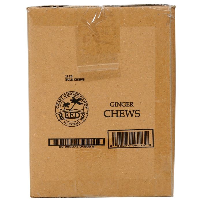 REEDS: Ginger Chews Candy, 11 lb