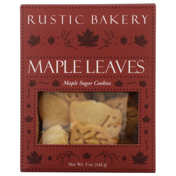 RUSTIC BAKERY: Maple Leaves Sugar Cookies, 5 oz