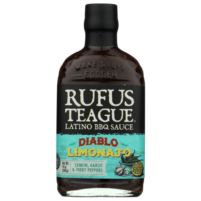 RUFUS TEAGUE: Diablo Limonajo Bbq Sauce, 14 oz