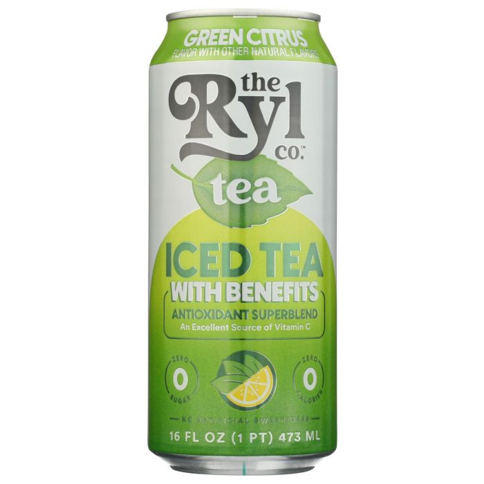 THE RYL CO: Green Citrus Iced Tea, 16 fo