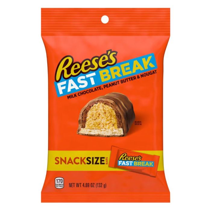 REESES: Fast Break Chocolate Snack Bag, 4.69 oz